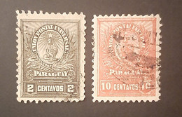 Francobolli Paraguay Seal Of The Treasury 1900 - 1901 - Paraguay