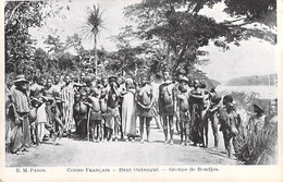 Congo Français  HAUT OUBANGUI Groupe De  Bondjos (seins Nus Ethnie Ethnologie )  PRIX FIXE - Congo Français