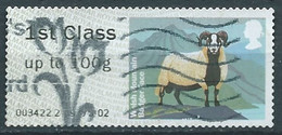 GROSBRITANNIEN GRANDE BRETAGNE GB POST&GO 2012  SHEEP: WELSH MOUNTAIN BADGER FACE FC Up To 20g SG TD 29 MI ATM 27 YT D27 - Post & Go Stamps