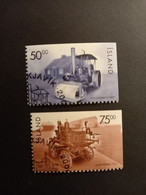 Islandia. Cat.ivert.888/9..tractores....año2000 - Oblitérés