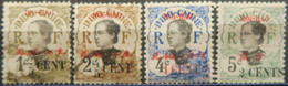 LP3844/621 - 1908 - COLONIES FRANÇAISES - HOI-HAO - N°66 à 69 ☉ (N°69 NEUF* Pliure : Non Compté) - Used Stamps