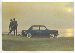 CPSM Publicitaire - Pub Automobile - Voiture SIMCA 1000 - Couple - Cachet Ets DECELLE & Fils à NEVERS (58 - Nièvre) - PKW