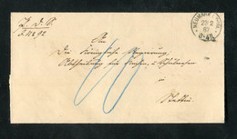 "DEUTSCHES REICH" 1887, Dienstbrief K1 "NEUMARK", Nachgebuehr (3856) - Briefe U. Dokumente