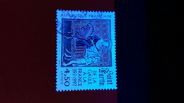 1997  N° 3078   OBLITERE COULEUR VERT DECALER ET ROUGE - Used Stamps