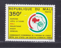 MALI N°  502 ** MNH Neuf Sans Charnière, TB (D8990)  Communauté économique De L'Afrique De L'Ouest - 1984 - Mali (1959-...)