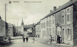 Gedinne Entrée Par La Route De La Gare  Edit. Haubursin 1911 - Gedinne