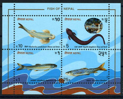 Nepal 1993 MiNr.  (Block 3) Fishes 1s\sh MNH** 5,00 € - Népal