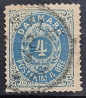 DENMARK 1875 - Canceled - Sc# 26b - Oblitérés