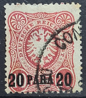 DEUTCHE POST IN DER TÜRKEI 1884 - Canceled - Mi 2 - 20p - Turkse Rijk (kantoren)