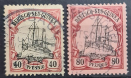 DEUTSCH NEU-GUINEA 1900 - Canceled - Mi 13, 15 - Kolonie: Duits Nieuw-Guinea