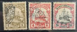 KIAUTSCHOU 1905 - Canceled - Mi 28, 30, 32 - Kolonie: Kiautschou