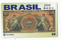 BRESIL TELECARTE BILLET DE BANQUE 1908 - Stamps & Coins