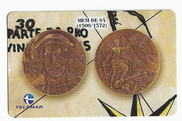 BRESIL TELECARTE MONNAIE MEM DE SA - Sellos & Monedas