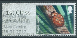 GROSBRITANNIEN GRANDE BRETAGNE GB 2016 POST&GO LADYBIRDS: STRIPED LADYBIRD FC Up To 100g SG FS161 MI AT111 YT D110 - Post & Go Stamps