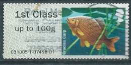 GROSBRITANNIEN GRANDE BRETAGNE GB 2014 POST&GO LAKES: PERCH  FC Up To 100g USED SG FS67 MI ATM 54 YT D62 - Post & Go (distribuidores)