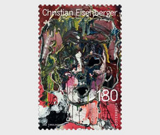 Austria 2022 Painting Of Christian Eisenberger – Untitled (Head) Stamp 1v MNH - Unused Stamps