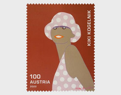 Austria 2022 Painting Of Kiki Kogelnik – Dark Beauty Stamp 1v MNH - Ongebruikt