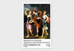 Austria 2021 Benedetto Gennari – Theseus With The Daughters Of Minos Stamp 1v MNH - Neufs