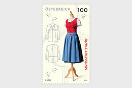 Austria 2021 The Traditional Costume Of Murboden Stamp 1v MNH - Ongebruikt