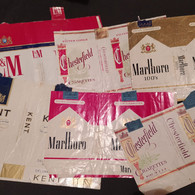Lote 6 Marquillas De Cigarrillos - Origen: USA - Contenitori Di Tabacco (vuoti)