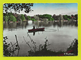 77 Environs De PONTHIERRY N°3340 Coin De Pêche à Saint St Fargeau En 1961 Pêcheur En Barque - Saint Fargeau Ponthierry