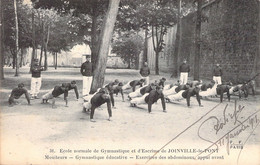 CPA - MILITARIAT - Ecole Normale De Gymnastique De Joinville Le Pont - Exercice Des Abdominaux Appui Avant - FF PARIS - Manoeuvres