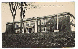 SKOWHEGAN - MAINE  - Post Card High School - American Art Post Card - Boston - N° 2148 - Autres & Non Classés