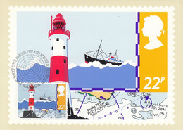 GREAT BRITAIN Maximum Card 1032,lighthouses - Carte Massime