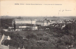 CPA - FRANCE - 61 - SEES - Ancien Grand Séminaire - Vue Prise De La Cathédrale - Sees