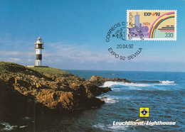 NORWAY Maximum Card 1094,lighthouses - Cartes-maximum (CM)