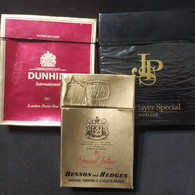 Lote 3 Cajas De Cigarrillos Cigarette Box Vacías - Origen: USA - Contenitori Di Tabacco (vuoti)