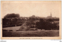 MOULINS La MARCHE -- Vue Générale ( Côté Sud )  Carte écrite En 1935  2 Scans  TBE - Moulins La Marche