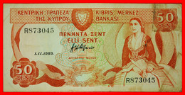 * CANADA (1987-1989): CYPRUS ★ 50 CENTS 1989 GERMASOGIA DAM! ★LOW START ★ NO RESERVE! - Chipre