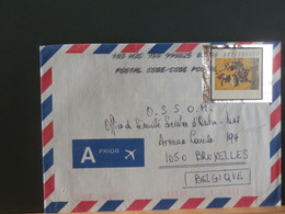 101/415 LETTRE  CANADA  POUR LA BELG. - Lettres & Documents