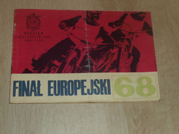 Speedway - Wroclaw WM 25.08.1968 , Programmheft / Programm / Rennprogramm , Program !!! - Motos
