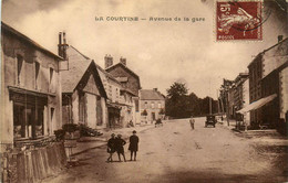La Courtine * Avenue De La Gare * Café * Villageois - La Courtine