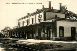 St Victor Sur Rhins * La Gare Du Village * Ligne Chemin De Fer - Sonstige & Ohne Zuordnung