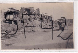 SOMME    GUERRE 1914 18                   CARTE PHOTO  RUINES   DE CHAULNES  N° 3 - Chaulnes