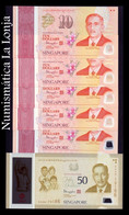 Singapur Full Set 10-50 Dollars Commemorative 2015 Pick 56a-61a Polymer SC UNC - Singapur