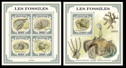 Togo 2021 Fossils. (103) OFFICIAL ISSUE - Fossiles