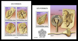 Central Africa 2021 Fossils. (202) OFFICIAL ISSUE - Fossili