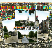 Châtillon Sur Loire * Souvenir De La Commune * Cp 4 Vues - Chatillon Sur Loire