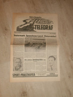 Speedway Telegraf , 1950 , Extra Ausgabe , Bahnsport Nachlass !!! - Motos