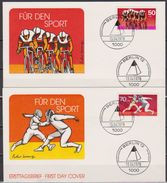 Berlin FDC 1978 Nr.567 - 568  Sporthilfe ( D 2904 ) Günstige Versandkosten - 1971-1980