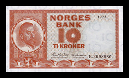 Noruega Norway 10 Kroner Christian Michelsen 1973 Pick 31f SC UNC - Noruega