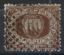 SAN MARINO Ca.1880:  Le Y&T 6 Obl. - Used Stamps