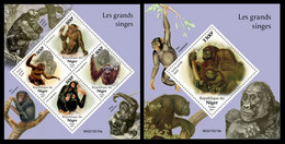 Niger 2021 Apes. (210) OFFICIAL ISSUE - Gorilles