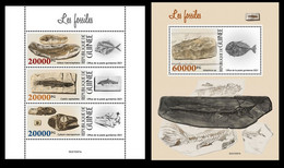 Guinea 2021 Fossils. (301) OFFICIAL ISSUE - Fossielen