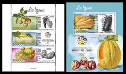 Guinea 2021 Vegetables. (307) OFFICIAL ISSUE - Legumbres