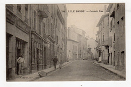 CPA Lyon 9ème 69 Rhône Saint Rambert L' Ile Barbe Grande Rue Homme Devant Boulangerie Colas éditeur P Martel - Lyon 9